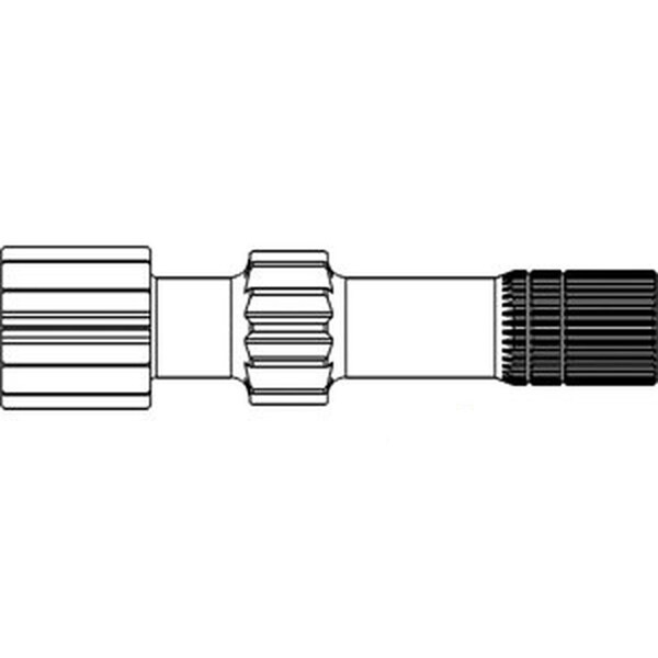 Aftermarket New Differential Sunshaft Fits CaseIH Tractor Models 1896 2090 Plus A168167 - main